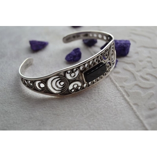 Brazalete en Plata y Azabache, colección Melibea - Imagen 2