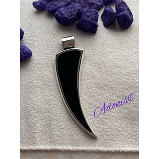 Colgante en plata y azabache colección Cobi20 - Imagen 2