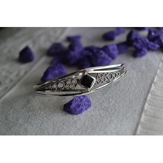 Pulsera en Plata y Azabache, colección Artemisa - Imagen 2