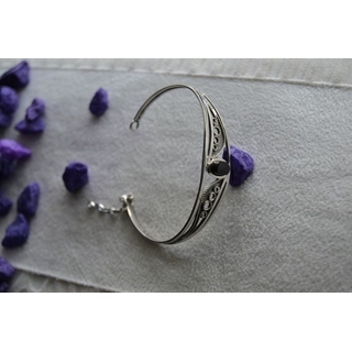 Pulsera en Plata y Azabache, colección Artemisa - Imagen 2