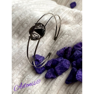 Pulsera Plata y Azabache, colección Conchas del Peregrino - Imagen 2